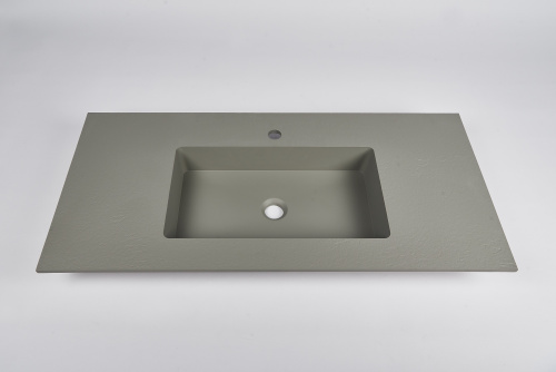 Раковина-столешница Acquabella INTEGRA SF SLATE 100 CEMENTO
